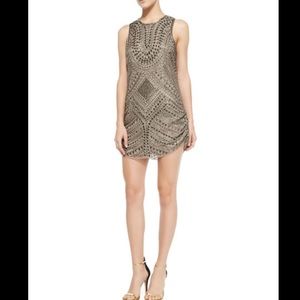 Parker Allegra Geometric Beaded Dress